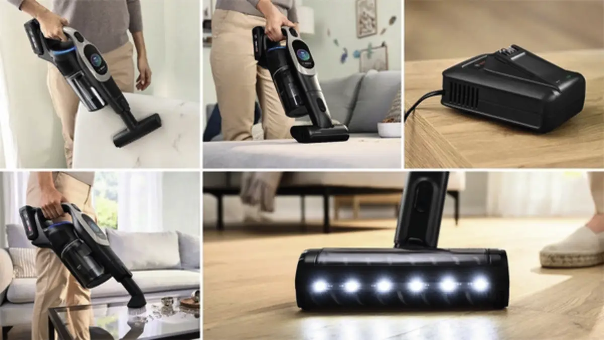 Parketborstel met ledverlichting