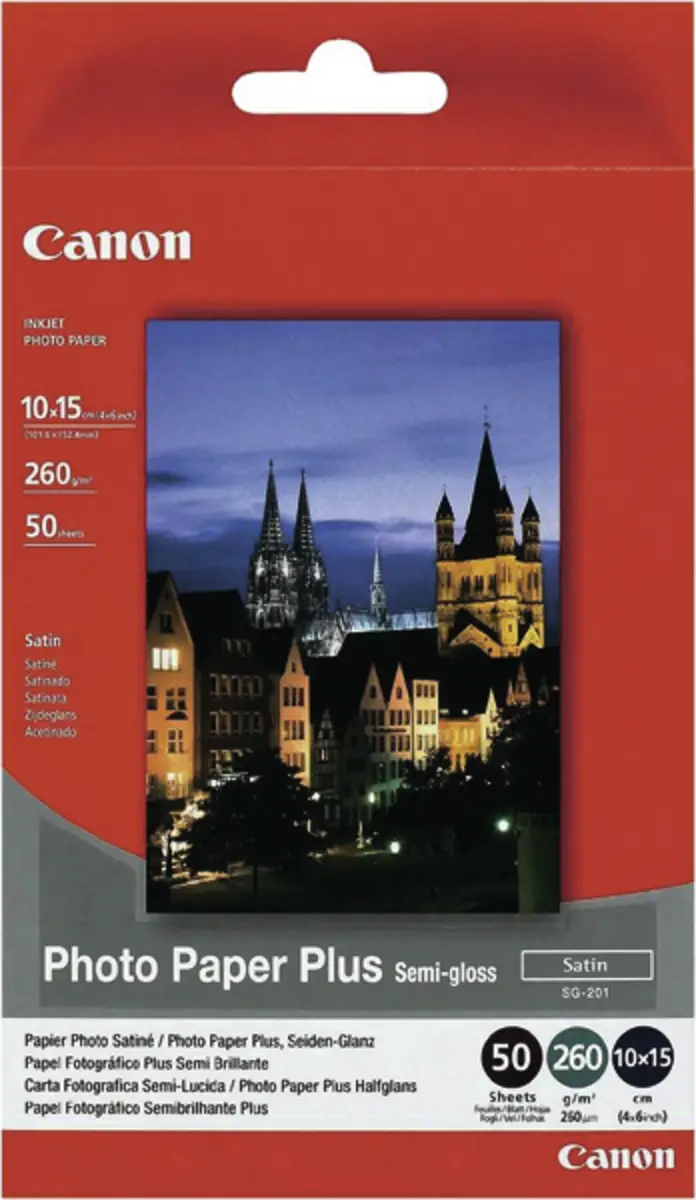 SG-201 Inkjet 4x6 260gr 50 vel Foto Glossy