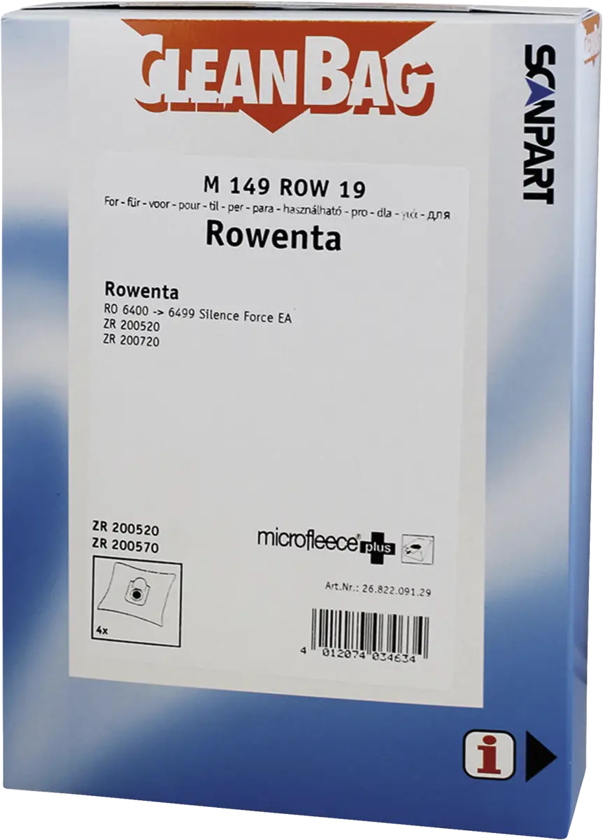 2682209129 Stofzak Rowenta Silence Force