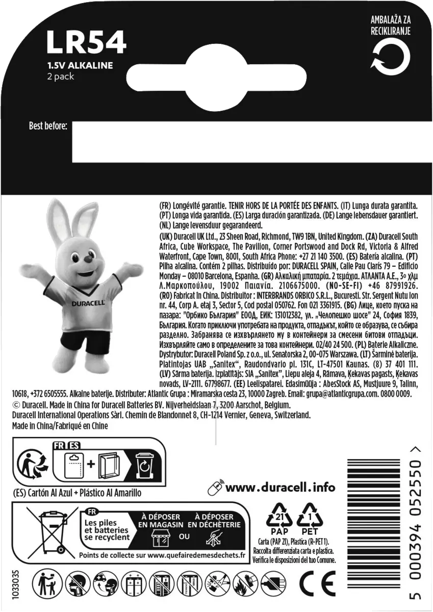 LR 54 Electronics 2er Blister