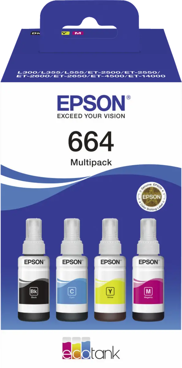 664 EcoTank Multipack 4x70ml