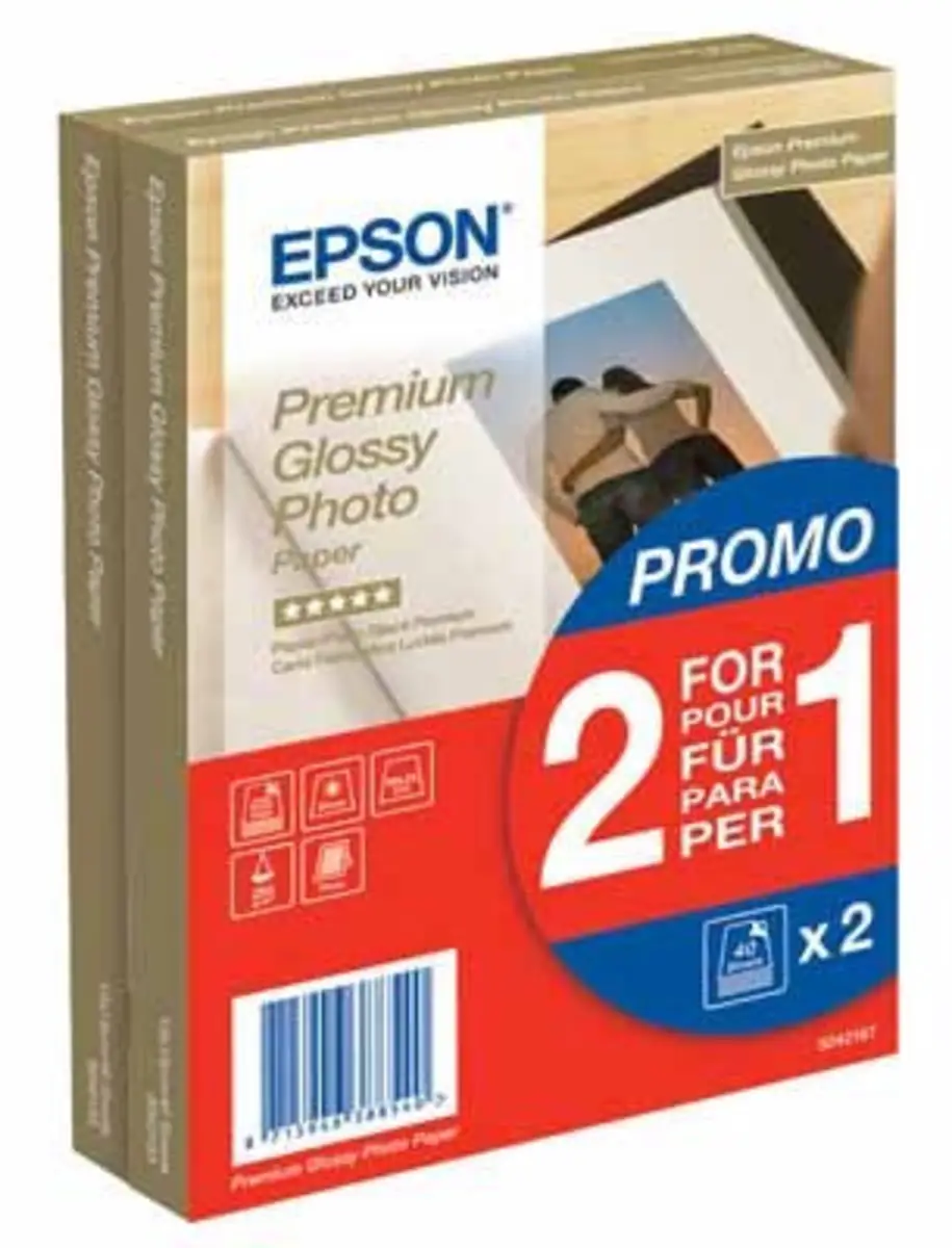 Paper Epson 10x15cm 225gr (2x40sh)