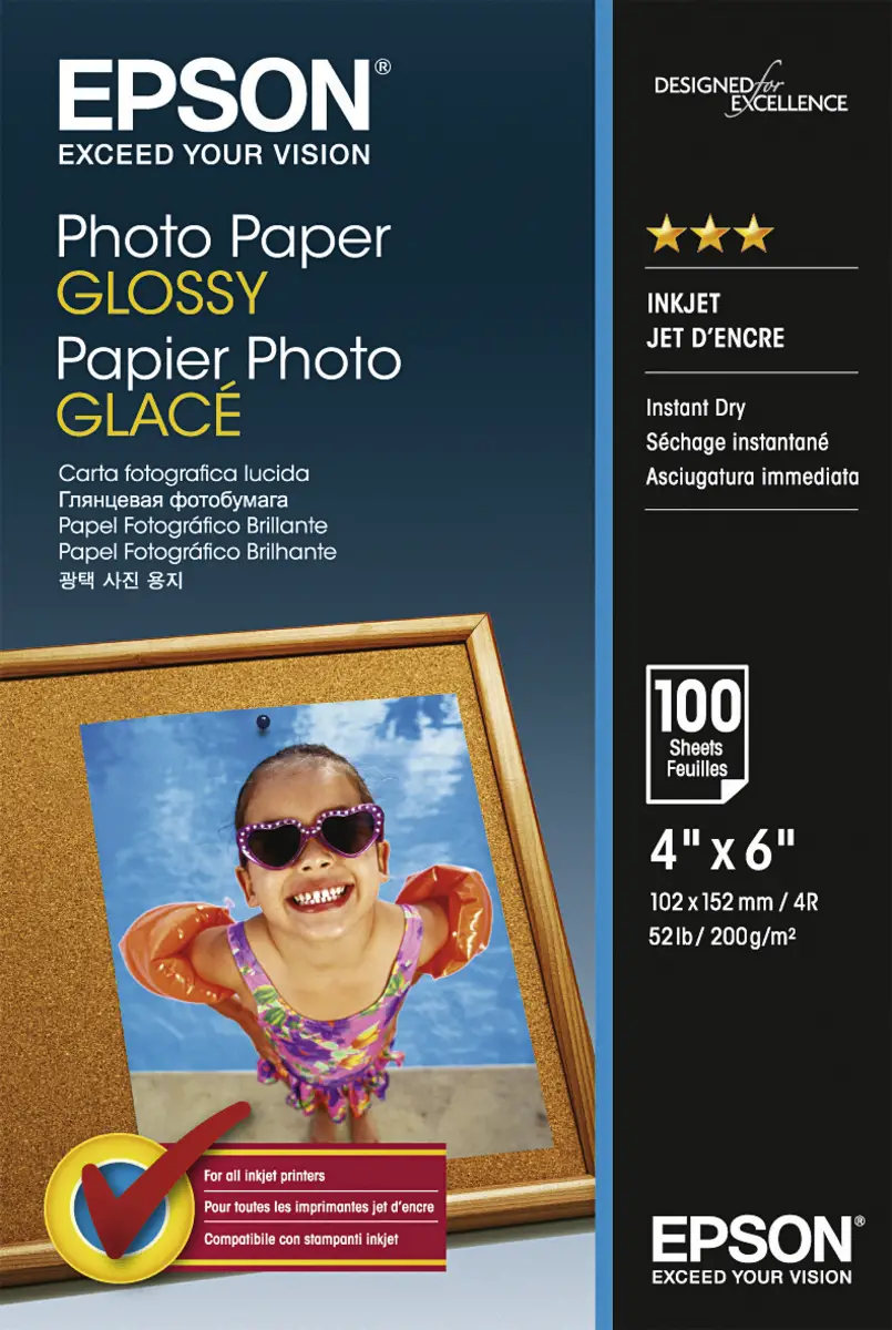 Photo Paper Glossy 10x15cm 100 sheet 200 gm