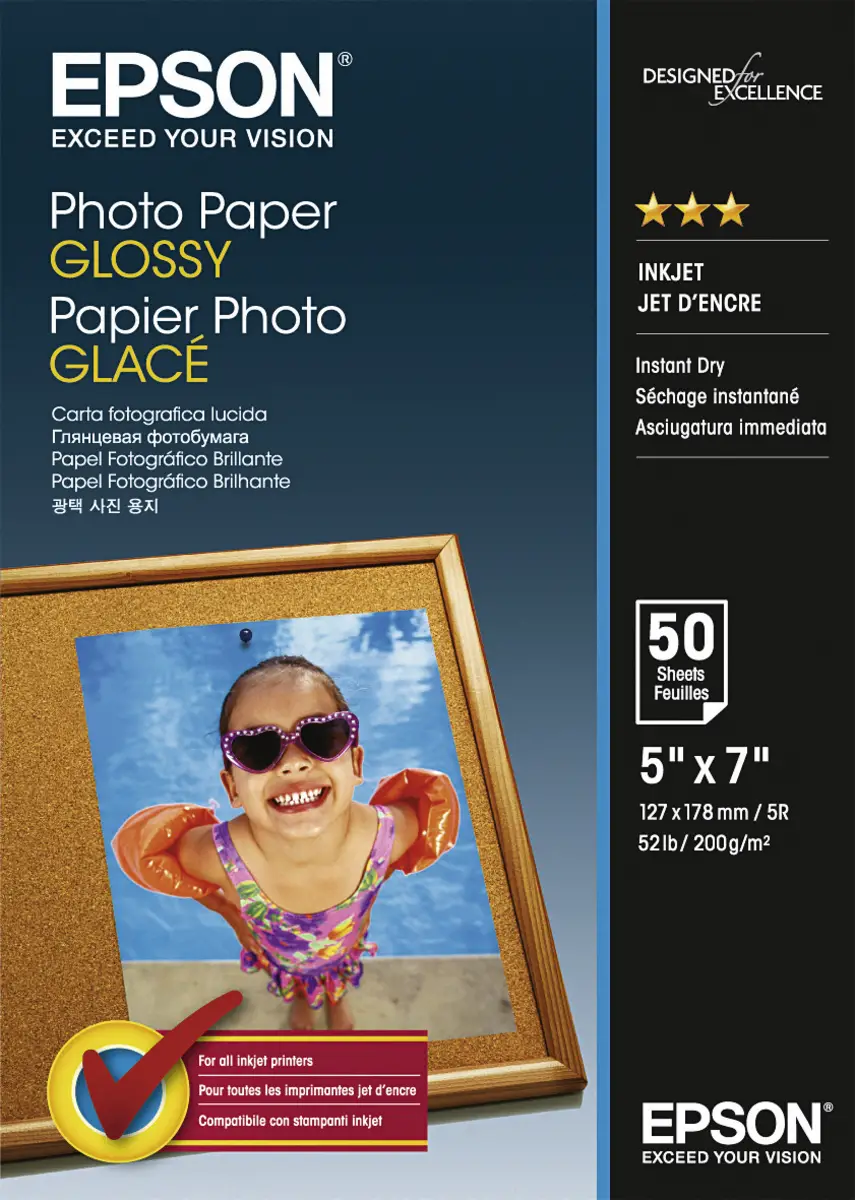 Photo Paper Glossy 13x18cm 50 sheet 200 gm