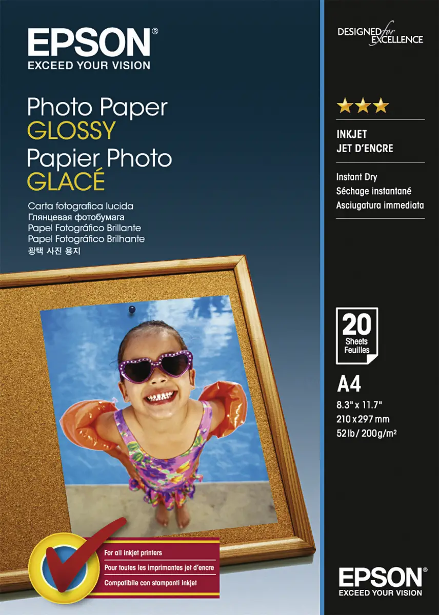 Photo Paper Glossy A4 20 sheet 200 gm