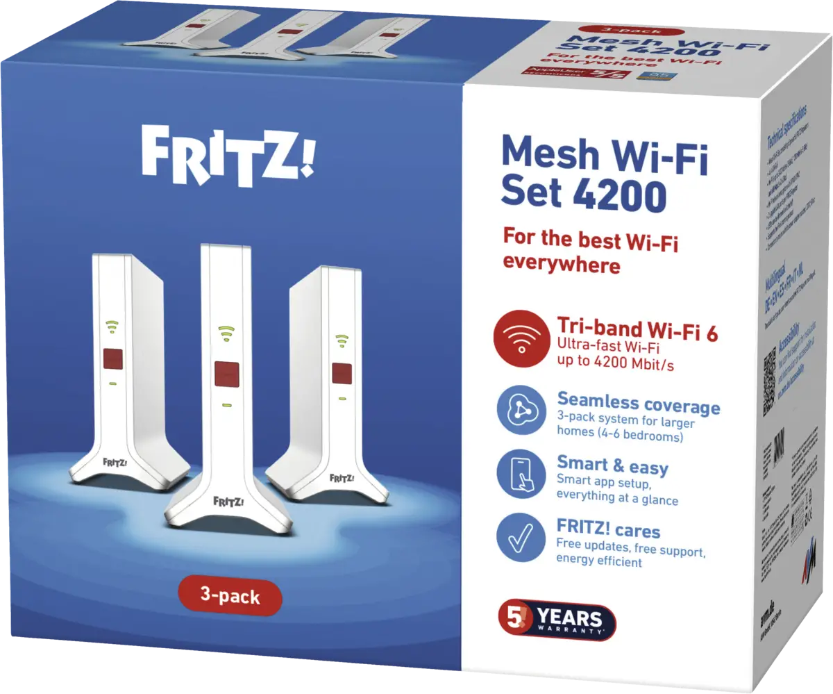 FRITZ!Mesh Set 4200 3-pack Edition International