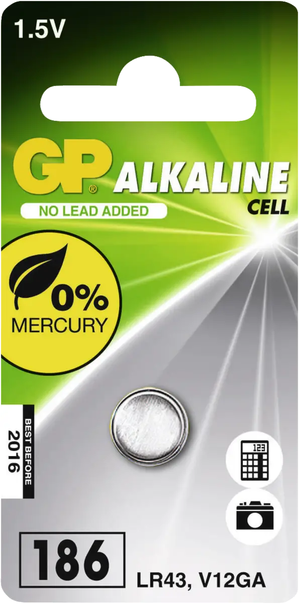 GP KNOOPCEL ALKA 186/LR43