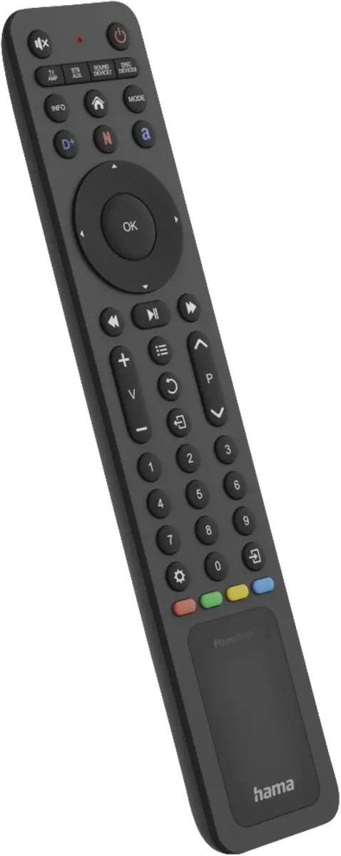 Univ. tv-afstandsbediening, infr., zonne-en., 8 apparaten