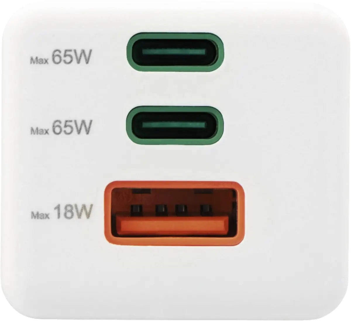 201996 Mini-Lader, GaN, 2 USB-C+1 A, 65W