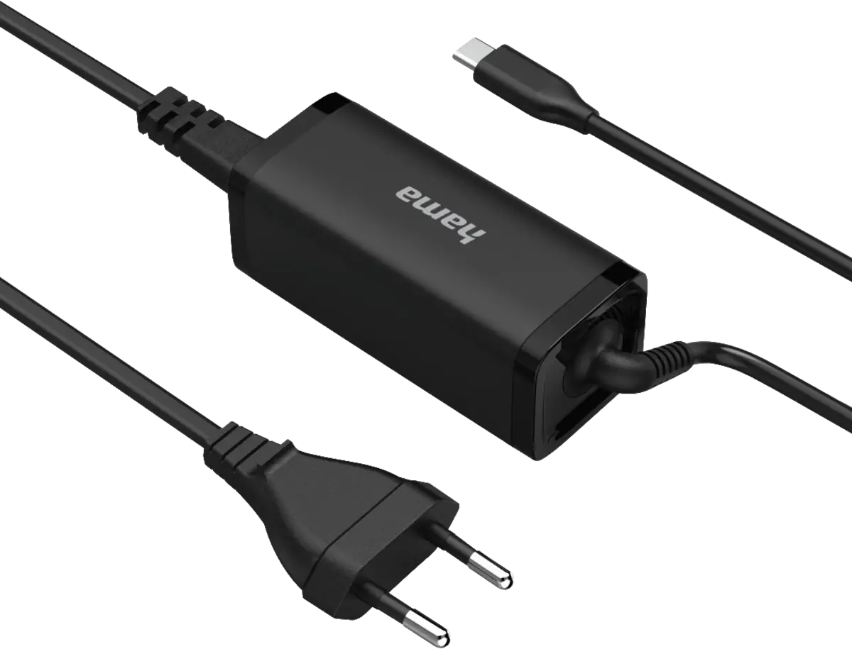 Universele USB-C-notebook-netadapter, GaN, Power Delivery
