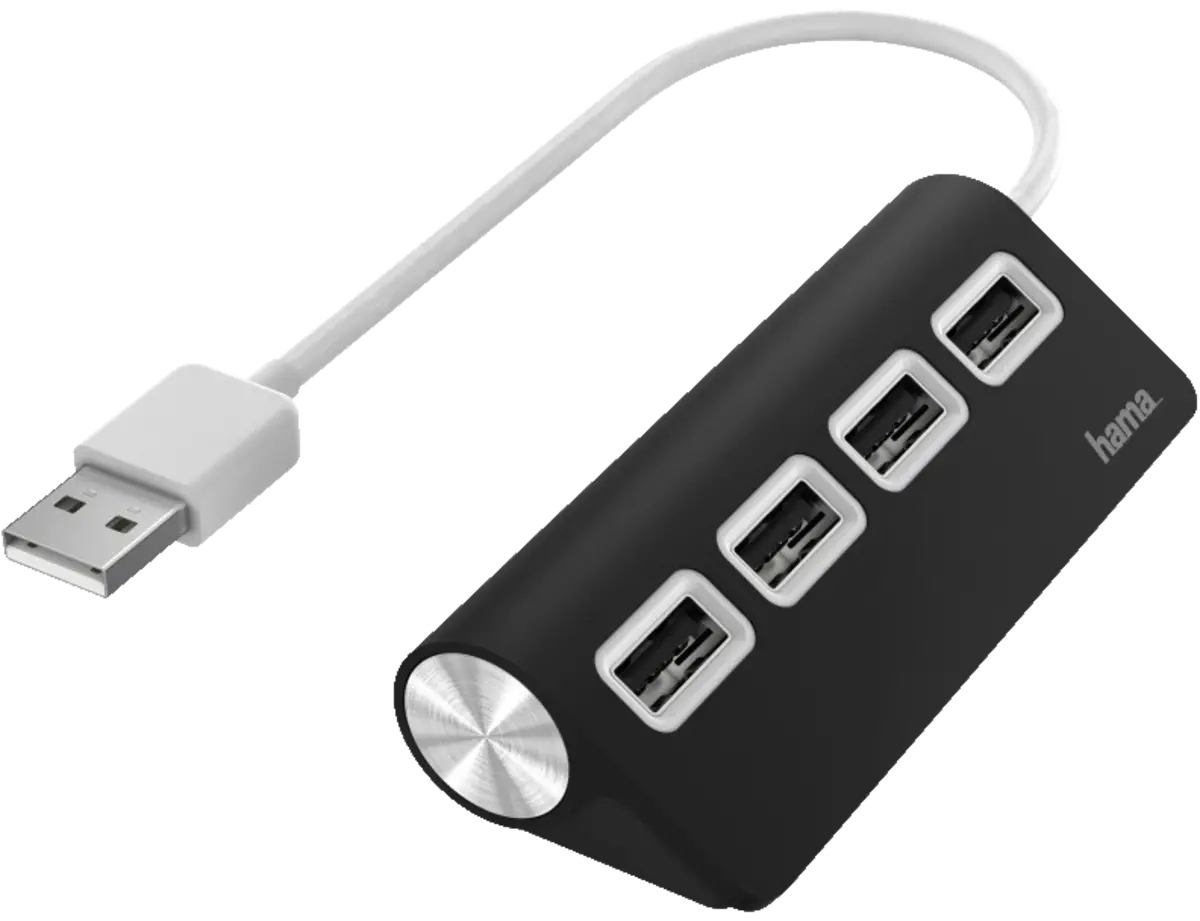 USB-hub, 4-poorts, USB 2.0, 480 Mbit/s