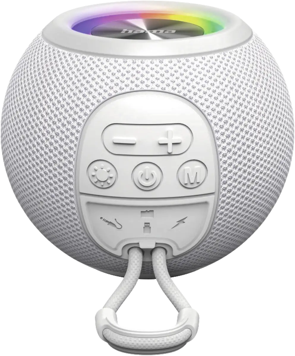 Bluetooth luidspreker Ball Shape Speaker, 5 licht-modi, 5W