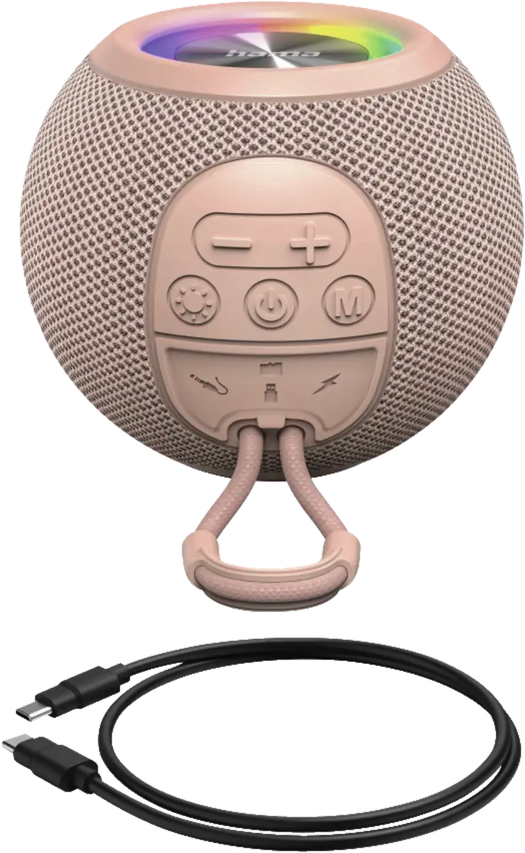 Bluetooth luidspreker Ball Shape Speaker, 5 licht-modi, 5W