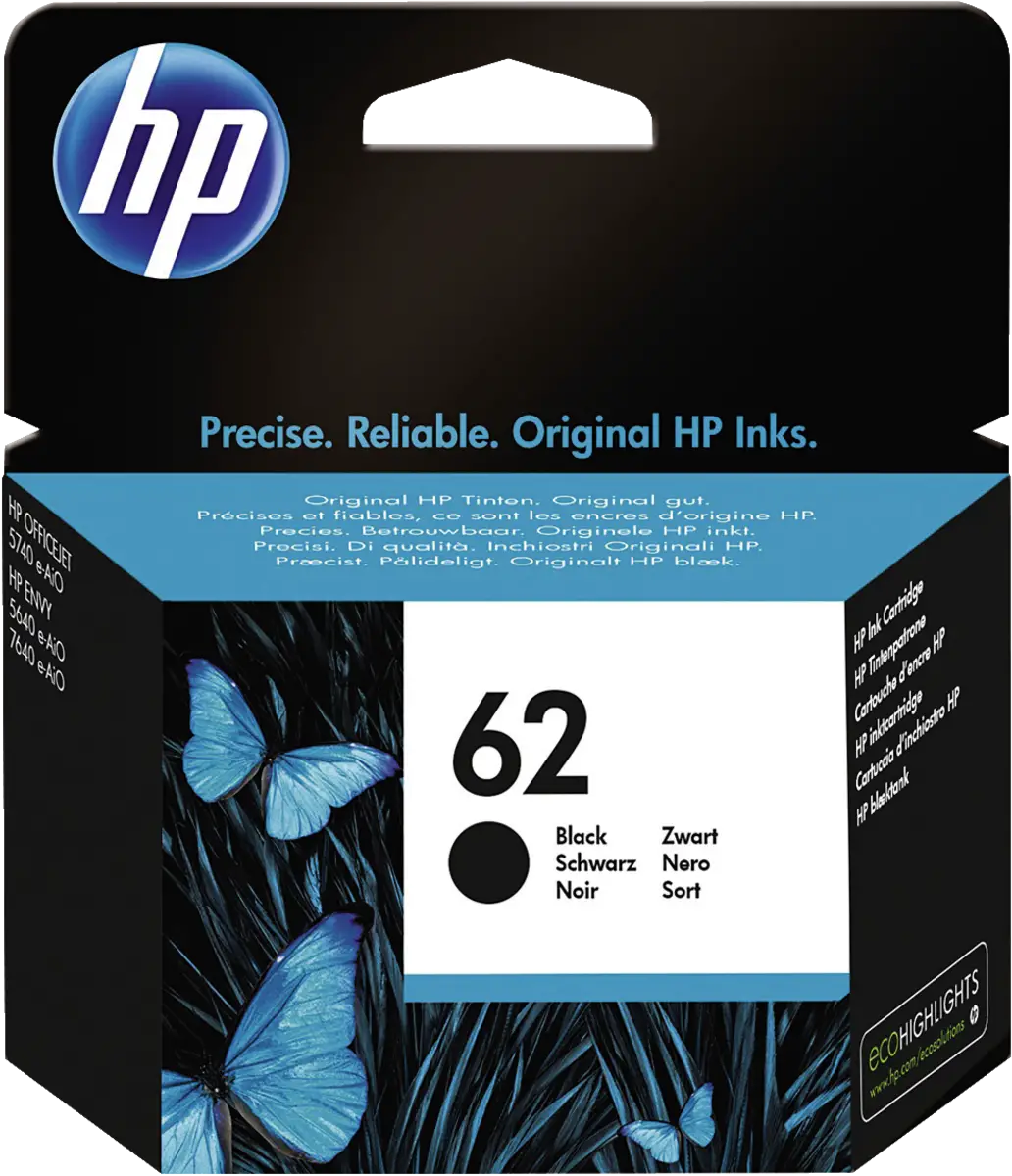 HP 62 ink black