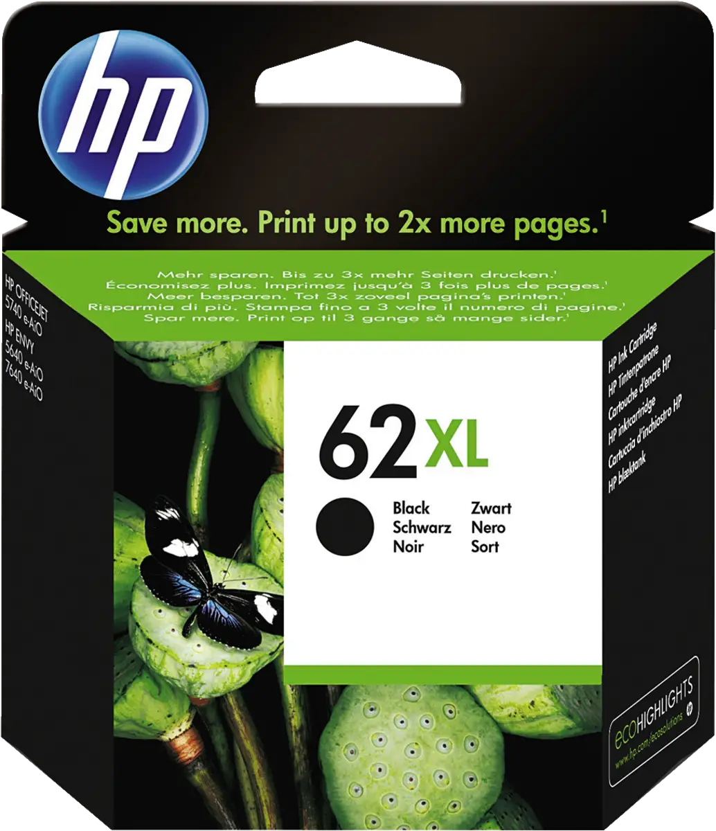 HP 62XL ink black