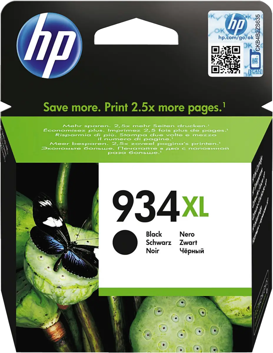 HP 934XL ink black