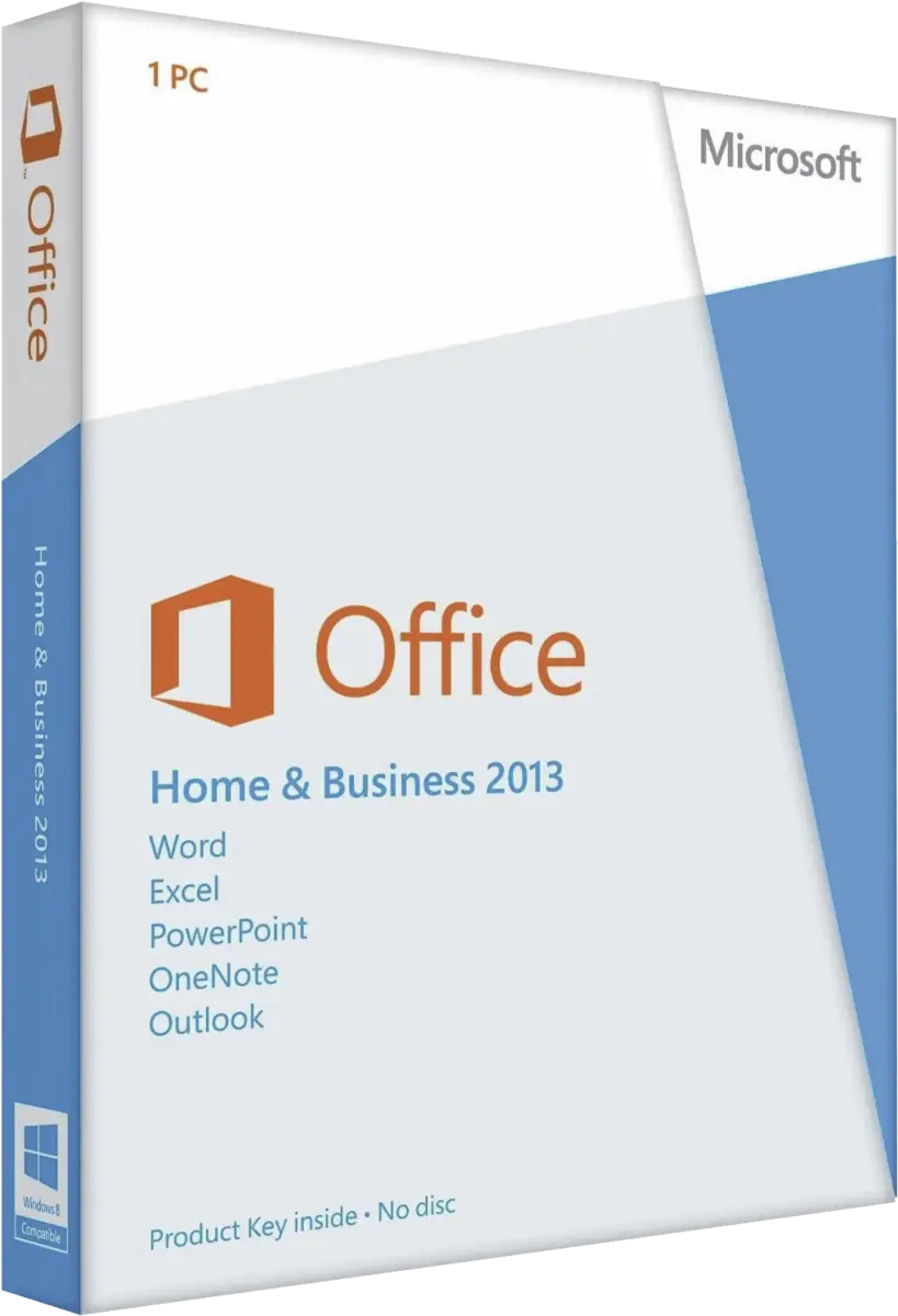 Microsoft Office Thuisgebruik & Zelfstandigen 2013 1-PC