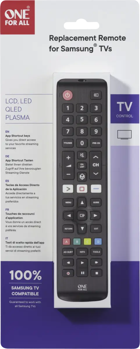 URC4910 Vervangende afstandsbed. - Samsung 2.0