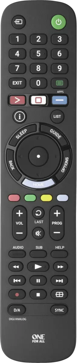 URC4912 - Vervangende afstandsbed. - Sony