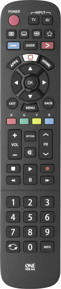 URC4914 - Vervangende afstandsbed. - Panasonic