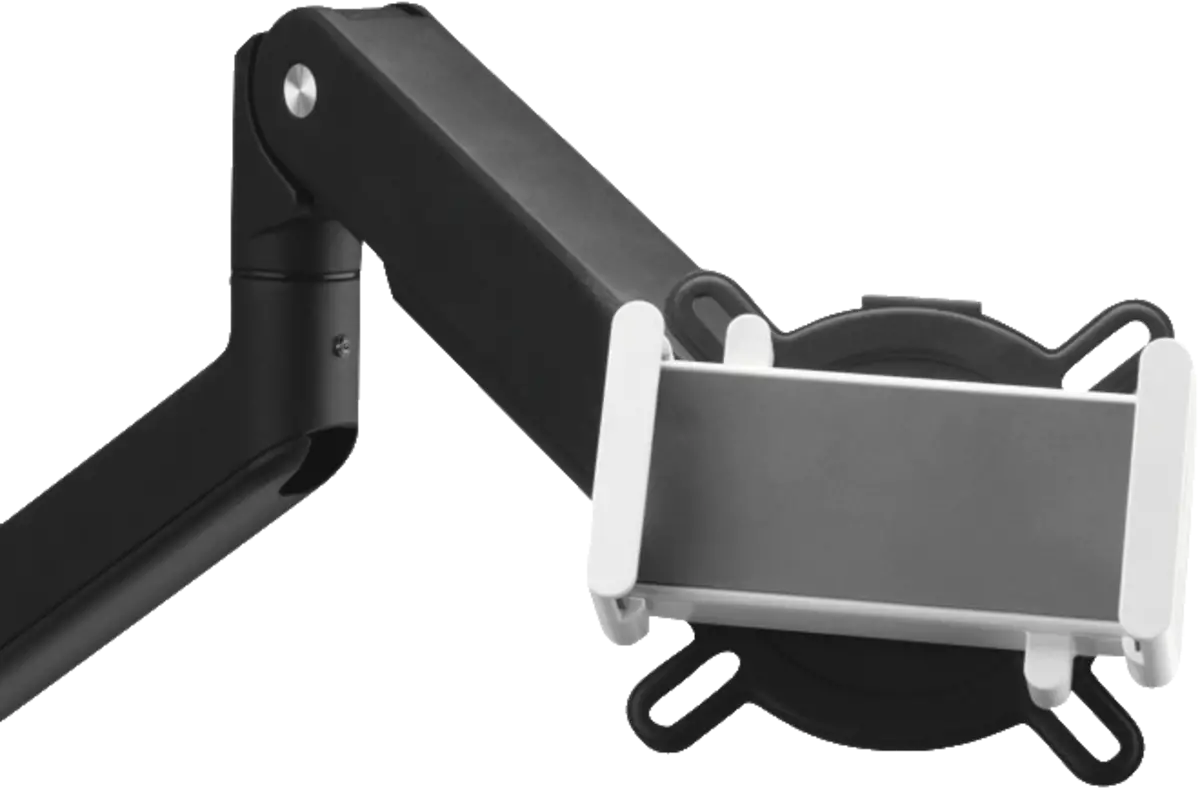 tablet houder t.b.v. monitorarm