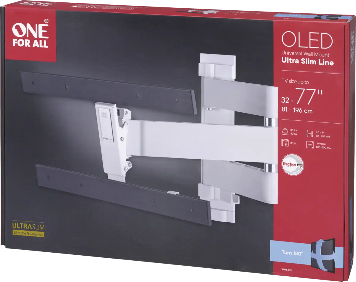 WM 6453 TV OLED Wandhouder Ultraslim TURN 180