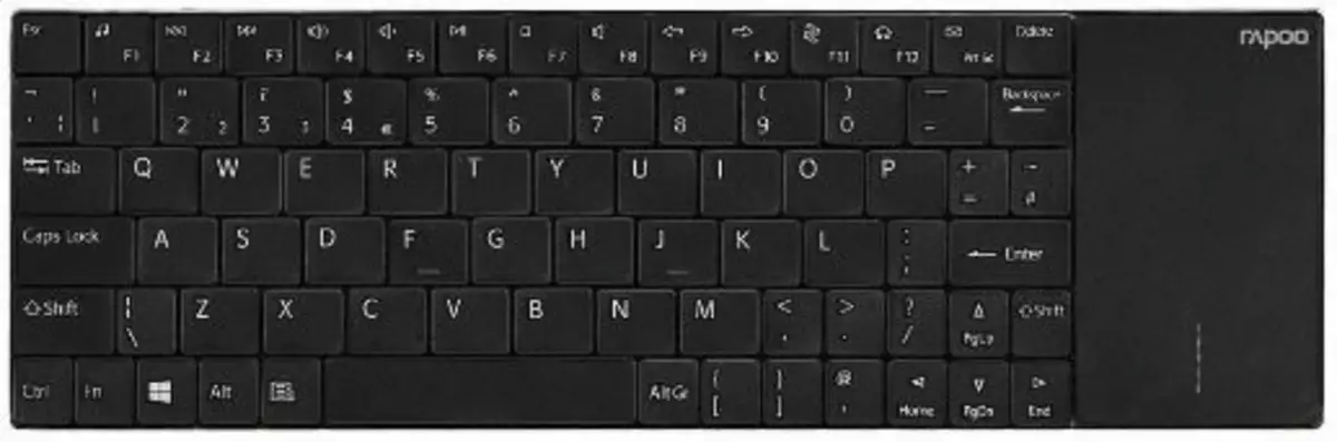 E2710 Wireless Multimedia Touchpad Keyboard