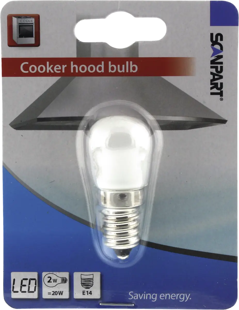 1140000042 afzuigkaplamp E14 20W LED T26