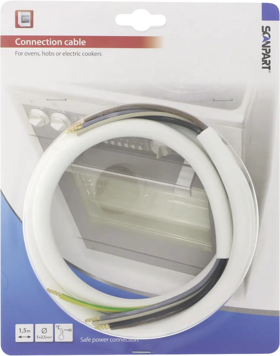 1191015525 oven aansluitkabel 5x2,5qmm 1,5m