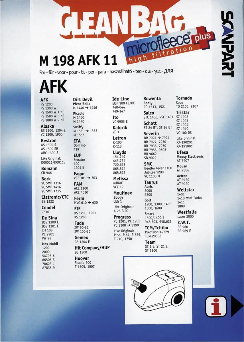 2682267502 Stofzak SMC Kever micro+