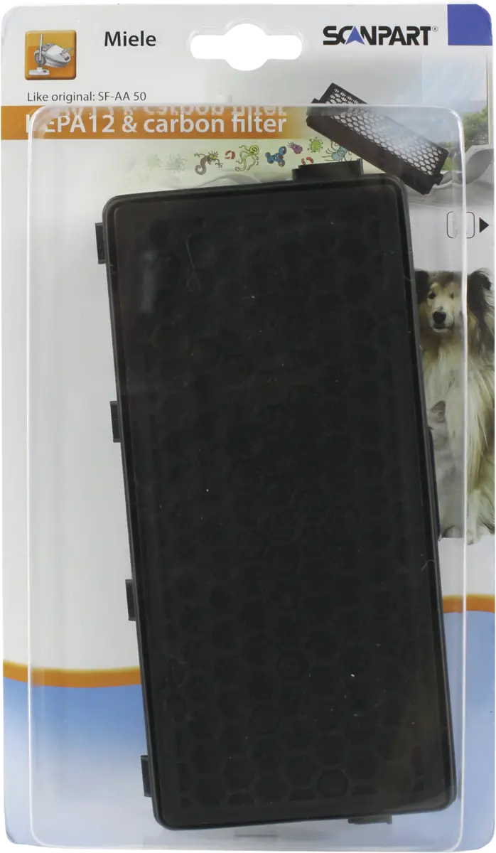 1190000204 HEPA H12 & koolstoffilter (niet wasbaar)