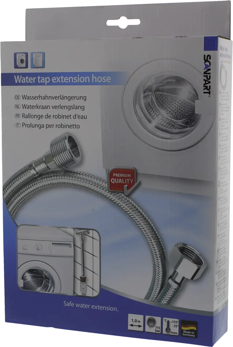 1140090100 waterkraan verlengslang KTW-A 1,0m