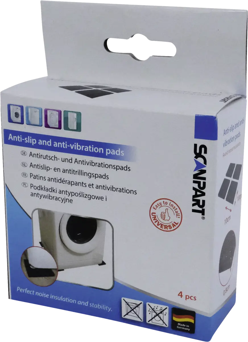 1940000202 Trillingsdempers vierkant 4st.