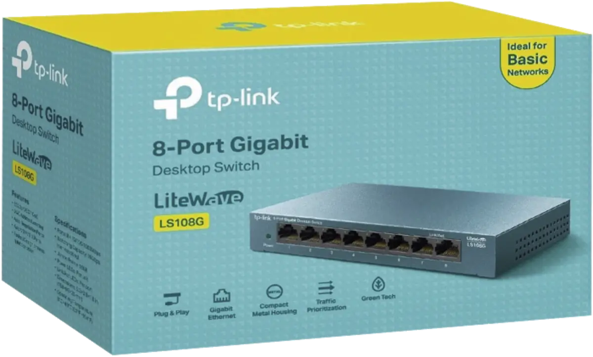 8-Port Desktop Switch LS108G