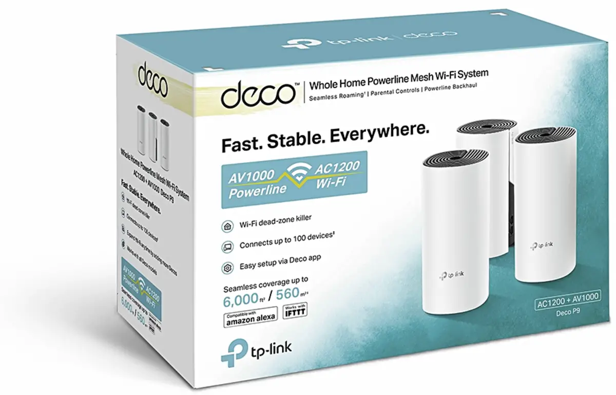 AC1200 + AV1000 Powerline Mesh WLAN set