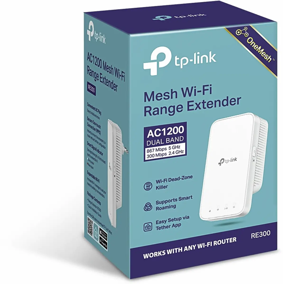 AC1200 Mesh Wi-Fi Range Extender