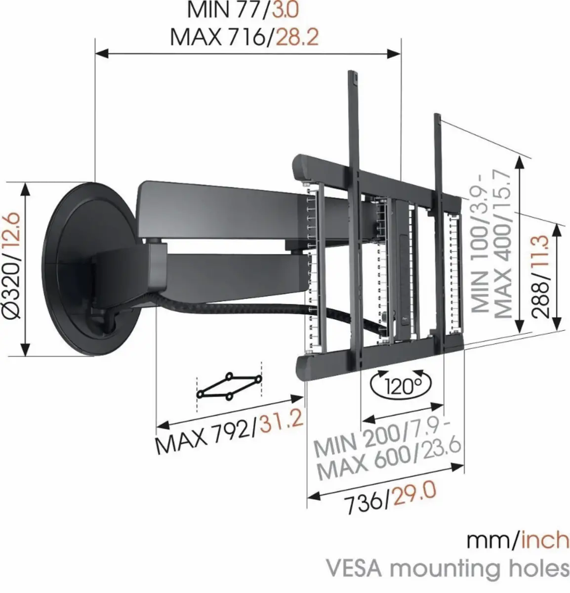 TVM 7675 MOTIONMOUNT
