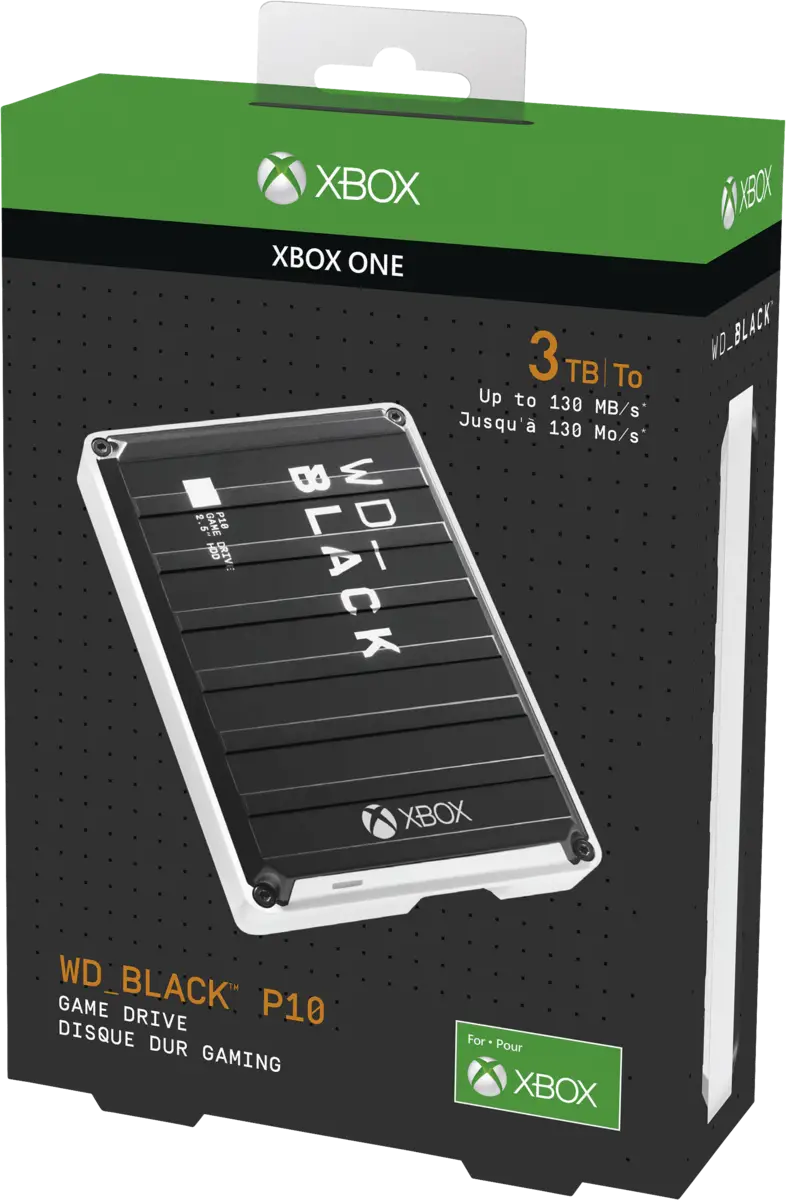 WD Black P10 3TB Game Drive for Xbox One