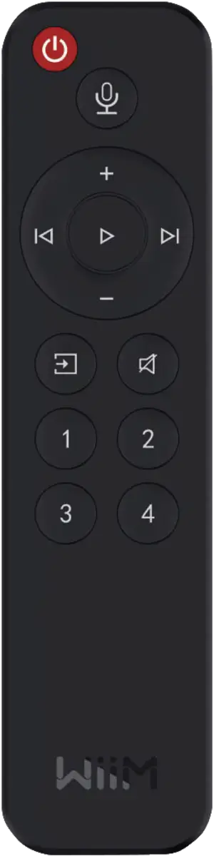 WiiM Remote afstandsbediening voor Pro/Pro+/Amp