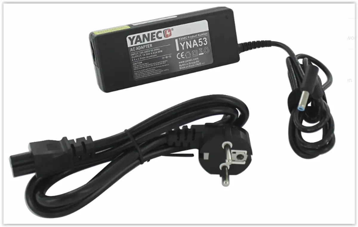 Laptop AC Adapter 90W (voor HP 4.5x3.0 connector)