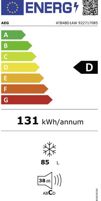 AEG ATB48D1AW energielabel