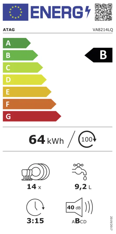 ATAG VA8214LQ energielabel