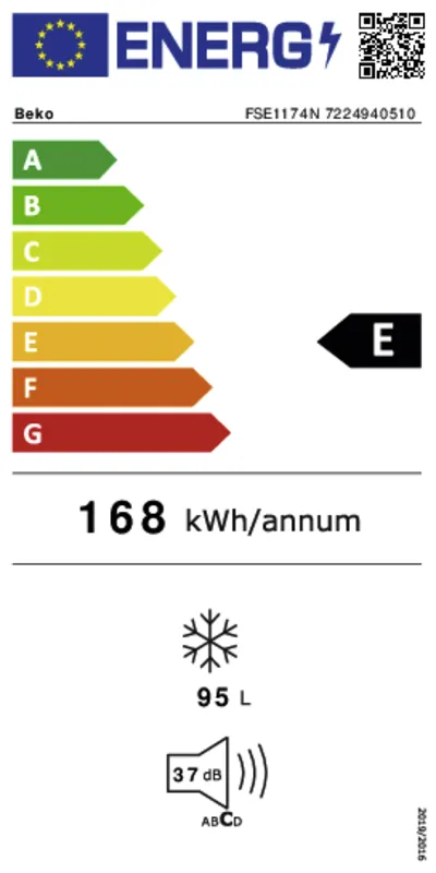 Beko FSE1174N energielabel