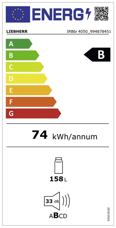 Liebherr IRBbi 4050-22 energielabel