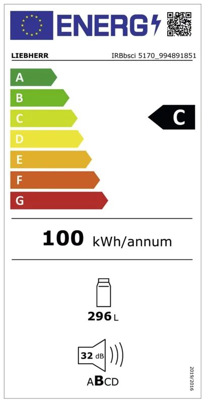 Liebherr IRBbsci 5170 energielabel