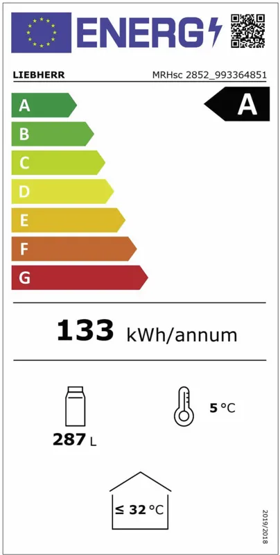 Liebherr MRHsc 2852-40 energielabel