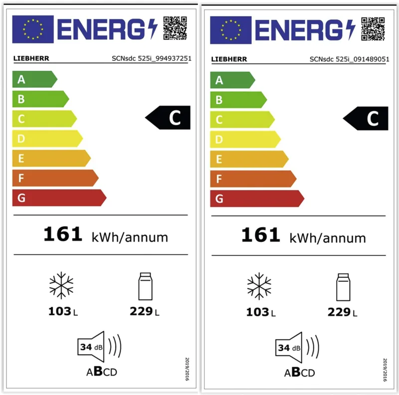 Liebherr XCCsd 5250-22 (SCNsdc 525i-22/617+SCNsdc 525i-22) energielabel