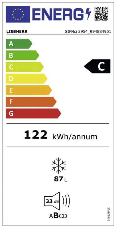 Liebherr SIFNci 3954-22 energielabel