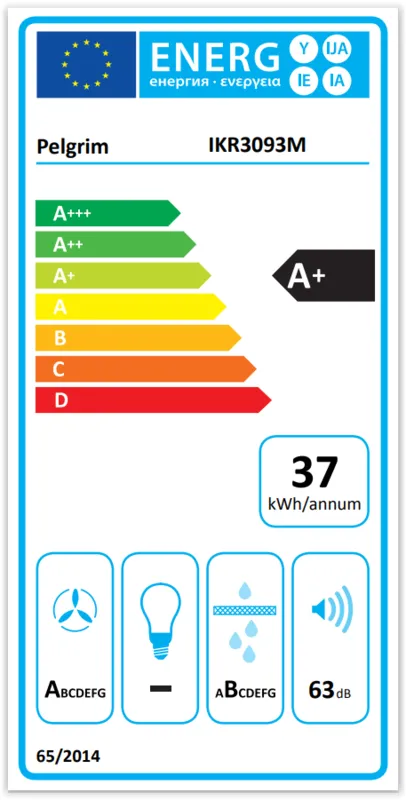 Pelgrim IKR3093 energielabel