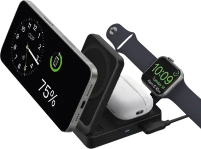 MagGo Wireless Charger (15W, Foldable 3-in-1)